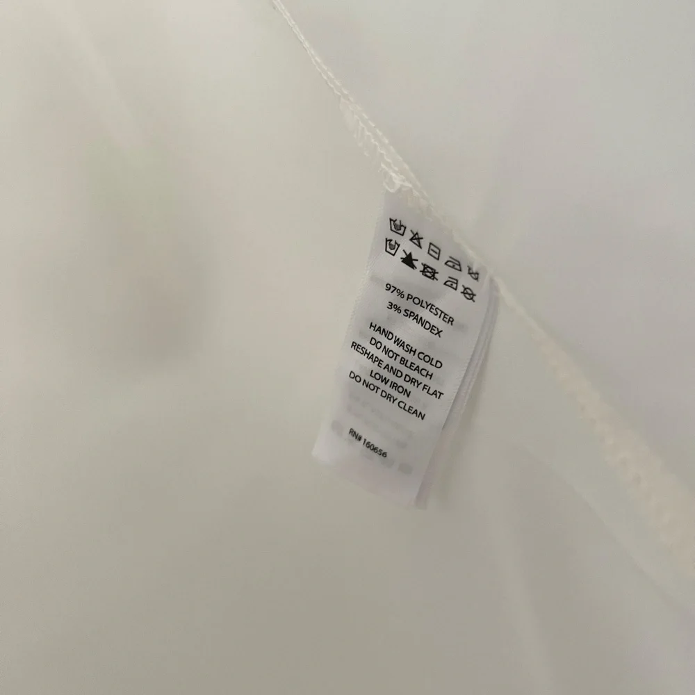 NWT Rachel Zoe White Button Down - Picture 6 of 6